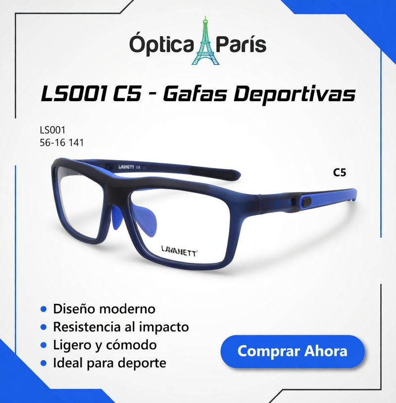 Gafa deportiva Modelo LS001 Color C5 - vista en modelo