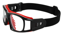 Gafa deportiva Modelo L016 Color negro-rojo