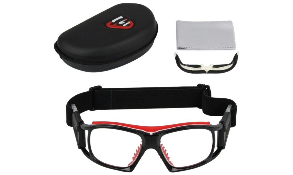 Gafa deportiva Modelo L016 Color negro-rojo