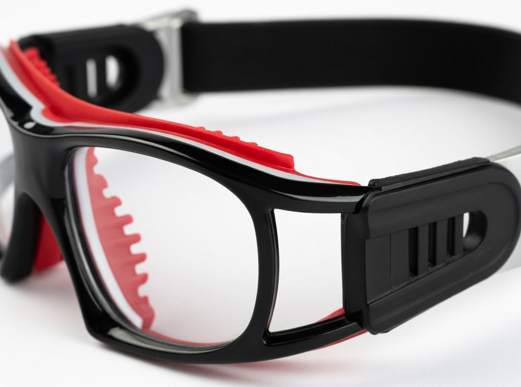 Gafa deportiva Modelo L016 Color negro-rojo
