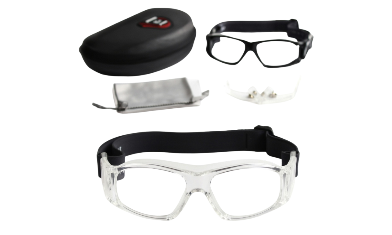 Gafa deportiva Modelo L016 Color Blanco-transparente